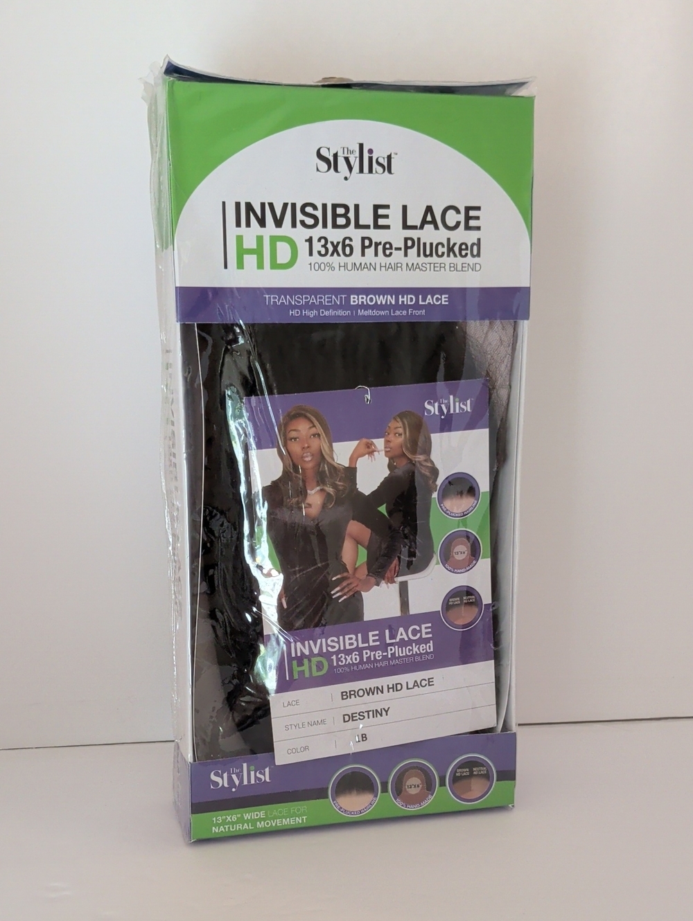 Invisible Lace HD 13x6 Pre-Plucked Lace Front - Brown